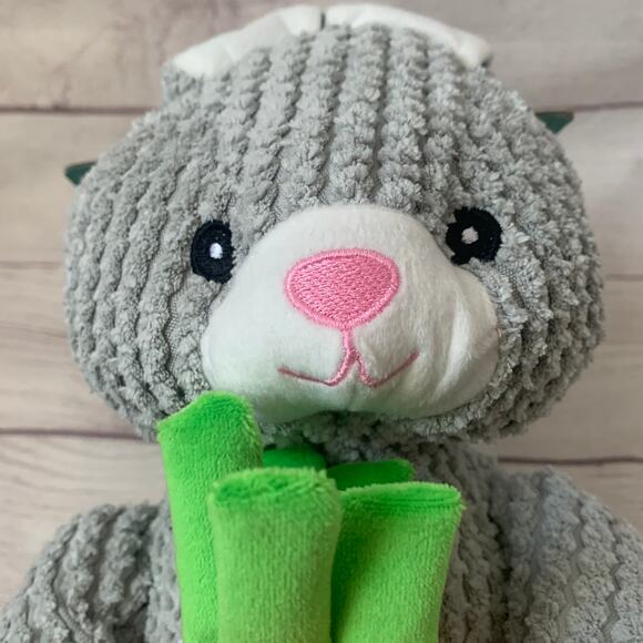 Patchwork Pet Bunny Rabbit and Carrot Dog Toy Crinkle Squeak Grunt Fetch 19"L - Picture 7 of 16